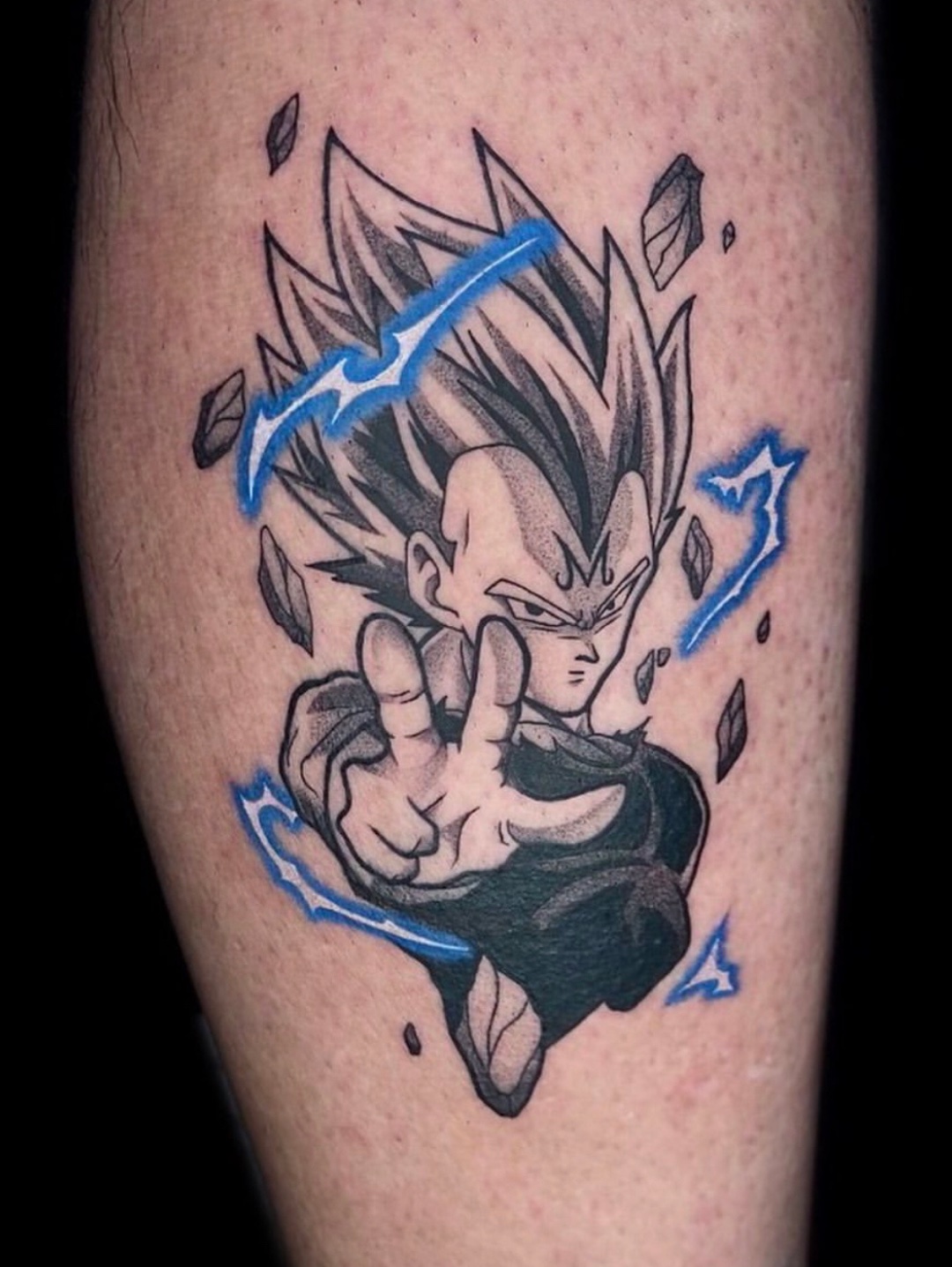 Vegeta Dragon Ball — CAOS Art Tattoo