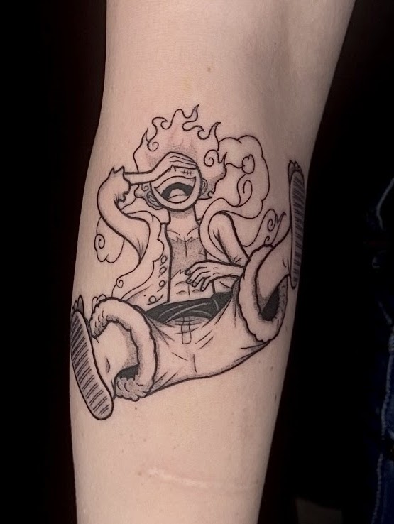 Luffy Gear 5 One Piece — CAOS Art Tattoo