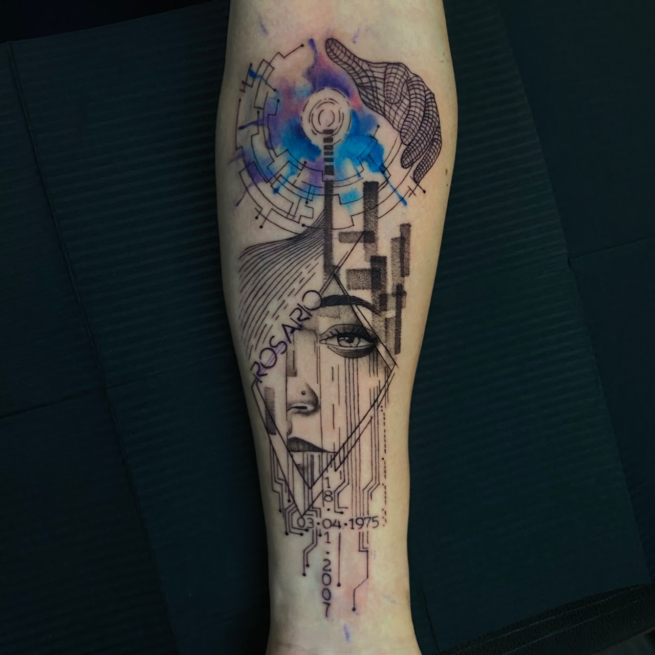 Mandala mano blackwork — CAOS Art Tattoo