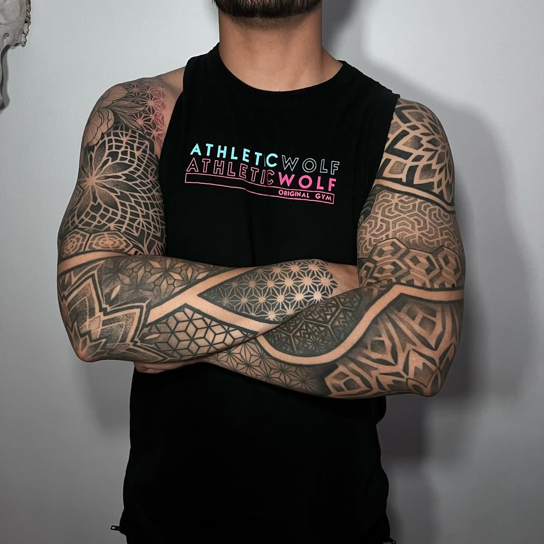 Mandala floral cabeza — CAOS Art Tattoo