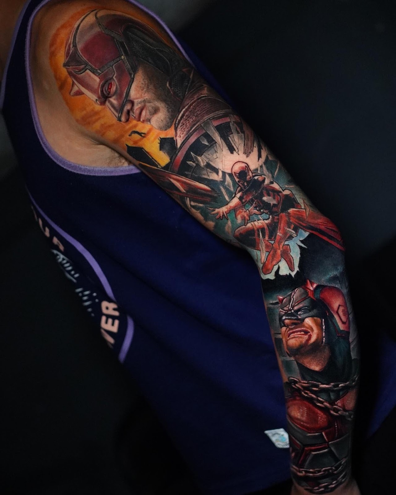 Faraón egipcio realismo color — CAOS Art Tattoo